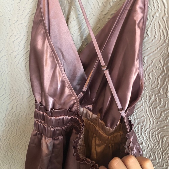 Rose pink romper size medium no tag - Picture 3 of 3